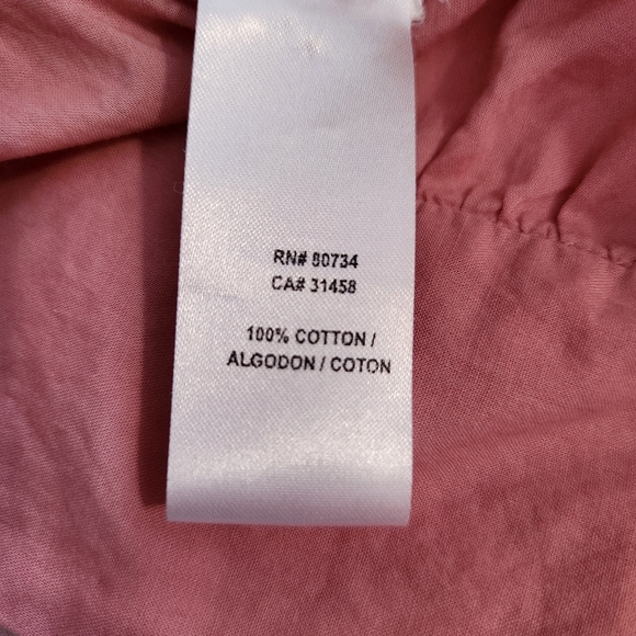 BCBG Pink Smocked Banded Women's Top - Picture 8 of 8